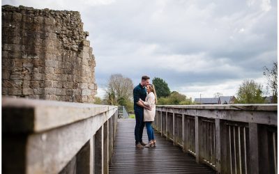 Shropshire Engagement Shoot – Whittington Castle – Will and Sarah