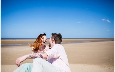 Formby Beach Engagement Shoot