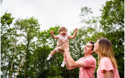 Shropshire Family Photographer – Katie, Ben and Lottie