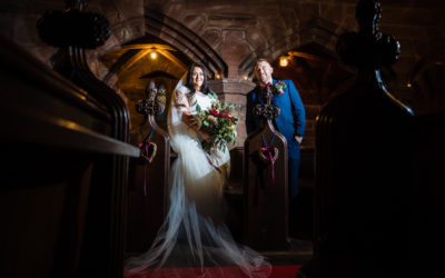 Sarah + Ryan – Peckforton Castle Christmas Wedding
