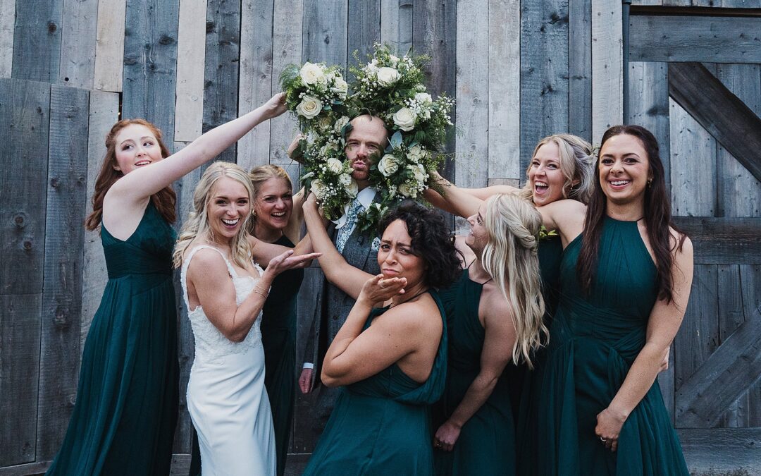 Rebekah & Mark’s Enchanting December Wedding at Grange Barn Cheshire