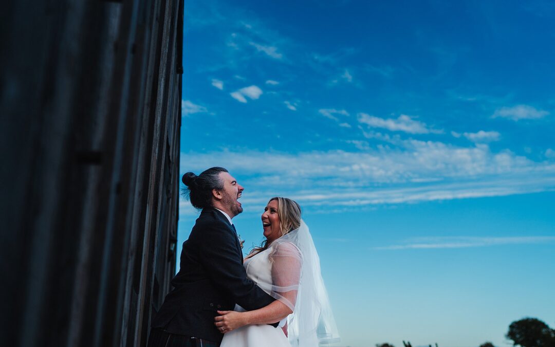 Krysztie & Sam’s Magical Winter Wedding at Grange Barn, Cheshire