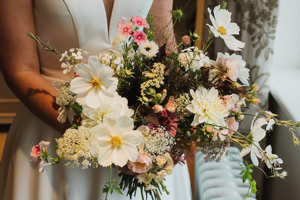 Beautiful floral blooms by the talented Winnie and Olive Florist with a rustic just picked from a meadow vibe