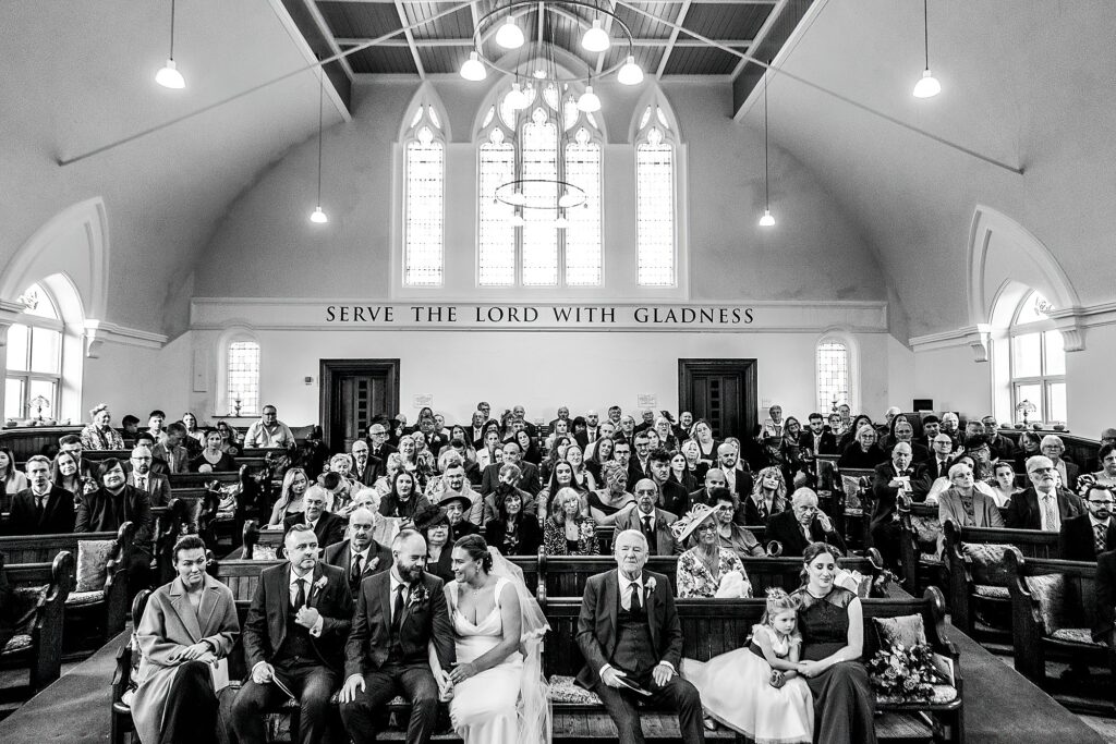 Wedding congregation in church // Cheshire Wedding Photographer