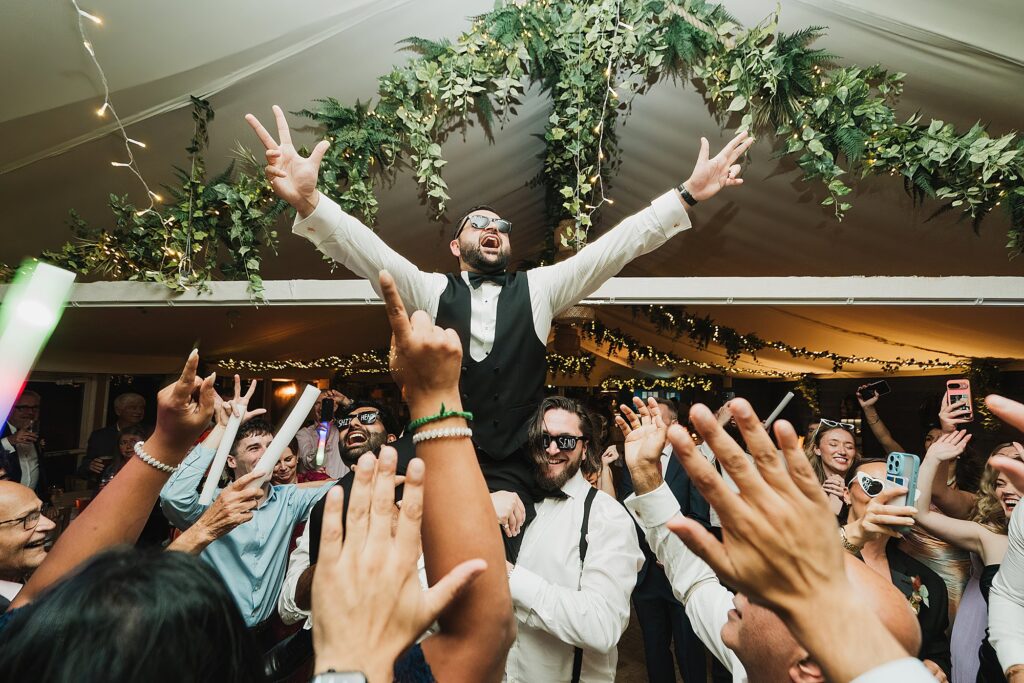 Wedding Dancefloor photography at Combermere Abbey // Cheshire Weddding Photographer